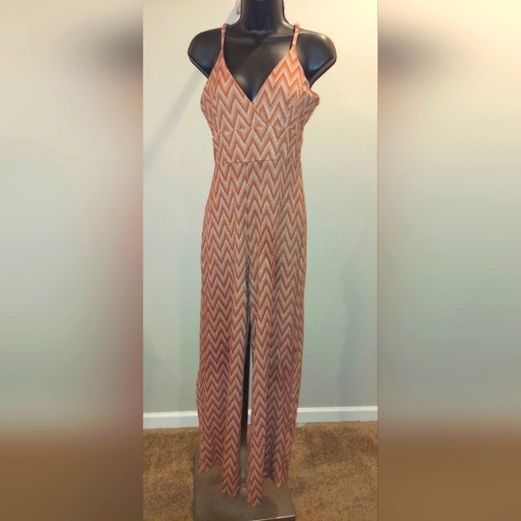 No Comment Pants - NWOT No Comment Crisscross Jumpsuit